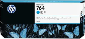 Inkoustová cartridge HP 764, do tiskárny Designjet T3500, azurová, 300 ml, HP